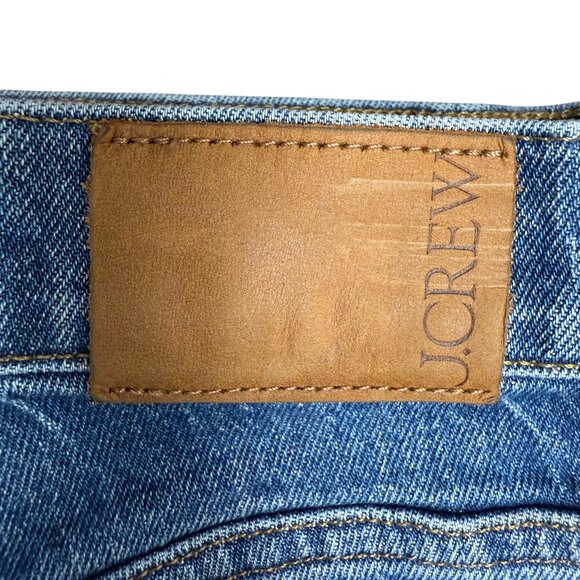 EUC Women's J. CREW 10" Demi-boot‎ Crop Jean Rough Hem | Size 28 - Picture 5 of 15